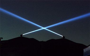 Laserkanonen auf der Halde Rungenberg