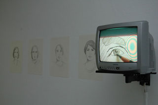 Videoinstallation in Ahlen (Foto: Sabrina Veer)